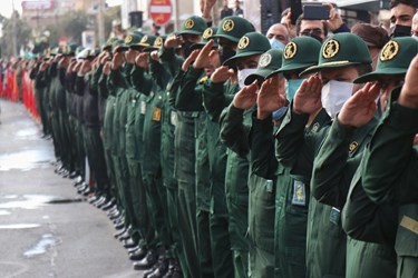 مراسم تشییع شهید راه امنیت در ملایر
