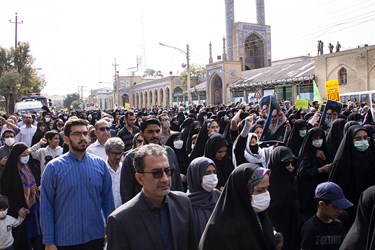 راهپیمایی مردم کرمانشاه در محکومیت آشوب و ترور