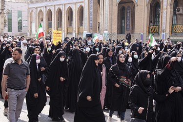 راهپیمایی مردم کرمانشاه در محکومیت آشوب و ترور