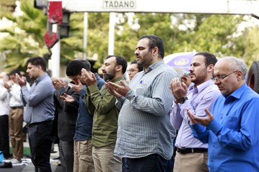 اقامه نماز جمعه مردم تهران 
