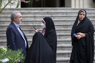 سیدرضا فاطمی امین وزیر صنعت، معدن و تجارت در حاشیه جلسه هیات دولت