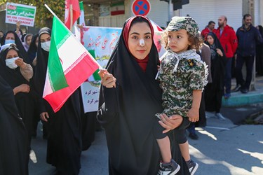 گزارش تصویری راهپیمایی عظیم 13 آبان در چهارمحال و بختیاری