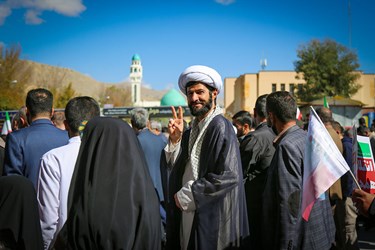 گزارش تصویری راهپیمایی عظیم 13 آبان در چهارمحال و بختیاری