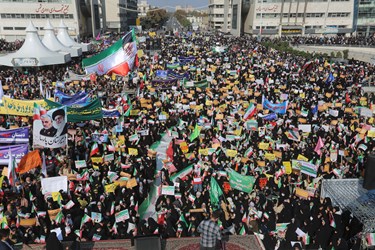 راهپیمایی ضداستکباری مردم انقلابی و ولایتمدار مشهد در یوم‌الله ۱۳ آبان