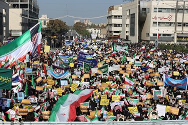 راهپیمایی ضداستکباری مردم انقلابی و ولایتمدار مشهد در یوم‌الله ۱۳ آبان