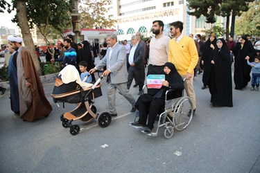 راهپیمایی ضداستکباری مردم انقلابی و ولایتمدار مشهد در یوم‌الله ۱۳ آبان