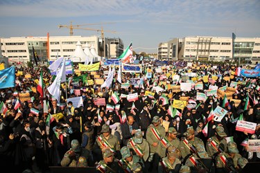 راهپیمایی ضداستکباری مردم انقلابی و ولایتمدار مشهد در یوم‌الله ۱۳ آبان