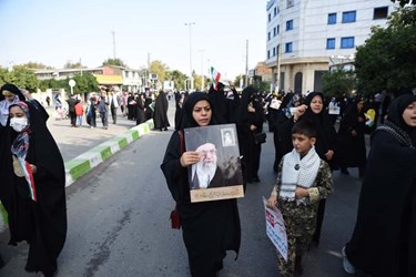 راهپیمایی ۱۳ آبان در گرگان