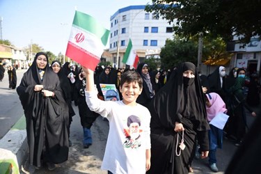 راهپیمایی ۱۳ آبان در گرگان