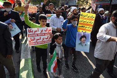 راهپیمایی ۱۳ آبان در گرگان