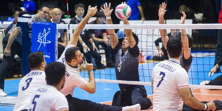 مسابقات جهانی والیبال نشسته| ژاپن مقابل ایران حرفی برای گفتن نداشت/ صعود آسان شاگردان رضایی به یک چهارم