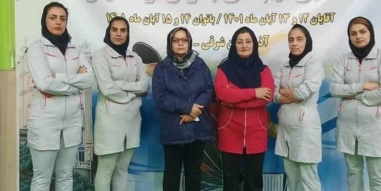 کرمانشاه بر سکوی سوم مسابقات قهرمانی کشور تنیس روی میز بانوان ناشنوایان