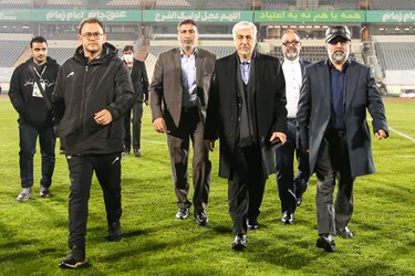 حضور سید حمید سجادی وزیر ورزش و جوانان ایران در دیدار تیم های ملی فوتبال ایران و نیکاراگوئه
