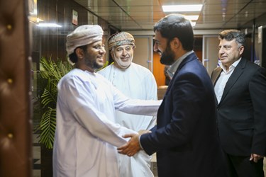 دیدار صالح بن سعید مسن معاون وزیر صنعت، تجارت و توسعه سرمایه گذاری عمان با سید رضا فاطمی امین وزیر صمت