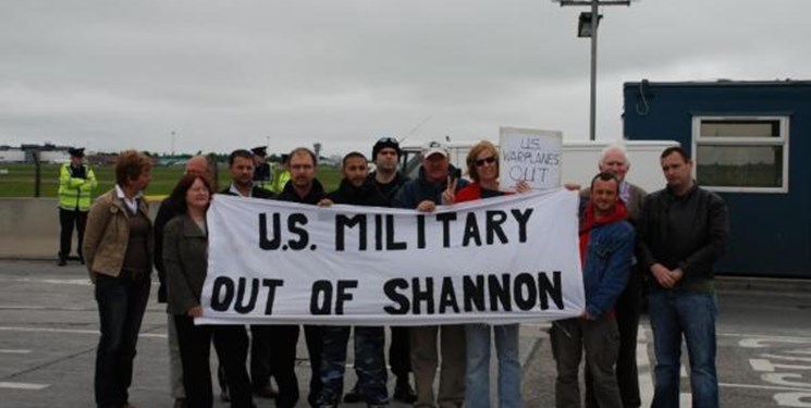 شین فین: آمریکا نباید از پایگاه هوایی «شانون»  در ایرلند استفاده کند