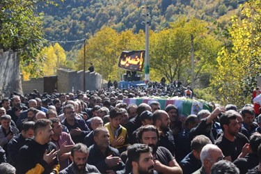 تششیع پیکر مطهر «وجیه الله آذرنگ» در سوادکوه