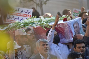وداع باشکوه مردم ارومیه با شهید امنیت