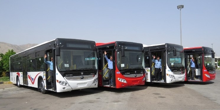 اتوبوس‌های خریداری شده شهرداری بیرجند وارد چرخه حمل و نقل می‌شود
