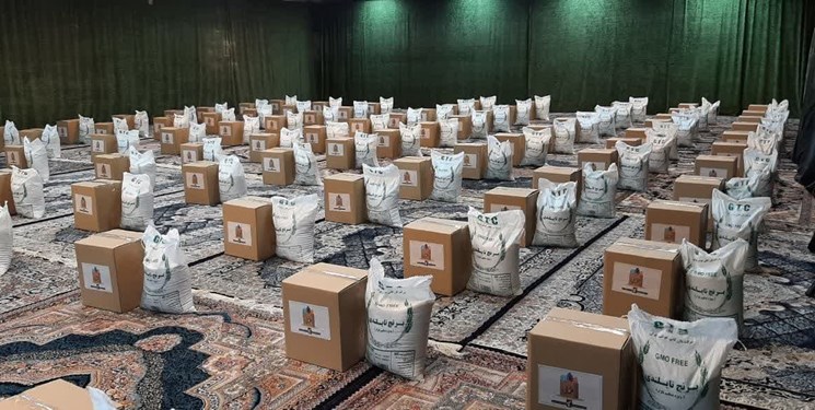 توزیع ۲ هزار بسته کمک‌ مومنانه در شهر پرند