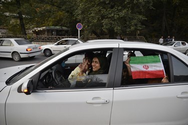 شادی مردم گرگان پس از پیروزی تیم ملی