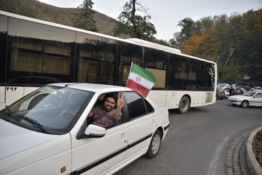 شادی مردم گرگان پس از پیروزی تیم ملی