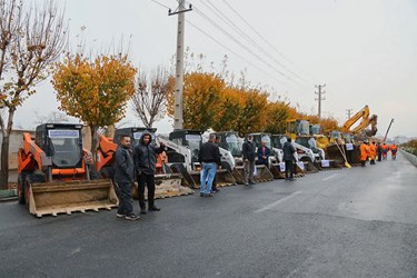 مانور عملیان زمستانی در کرج