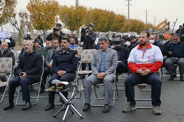 مانور عملیان زمستانی در کرج