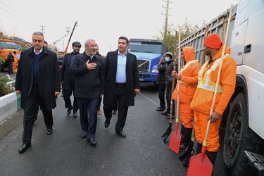 مانور عملیان زمستانی در کرج