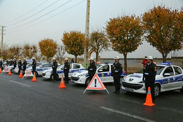 مانور عملیان زمستانی در کرج