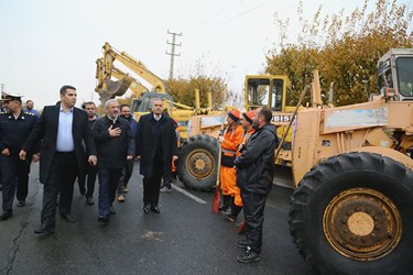 مانور عملیان زمستانی در کرج