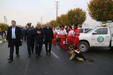 مانور عملیان زمستانی در کرج