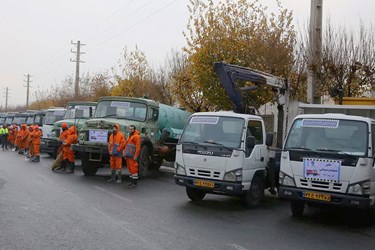 مانور عملیان زمستانی در کرج