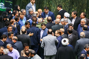 مهرداد بذرپاش وزیر پیشنهادی راه و شهرسازی در جلسه علنی مجلس شورای اسلامی