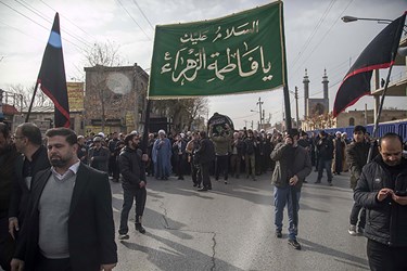 تشییع پیکر «آیت اللّه معصومی لاری» در کرمانشاه