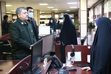 بازدید سرهنگ  موقوفه ای از خبرگزاری فارس