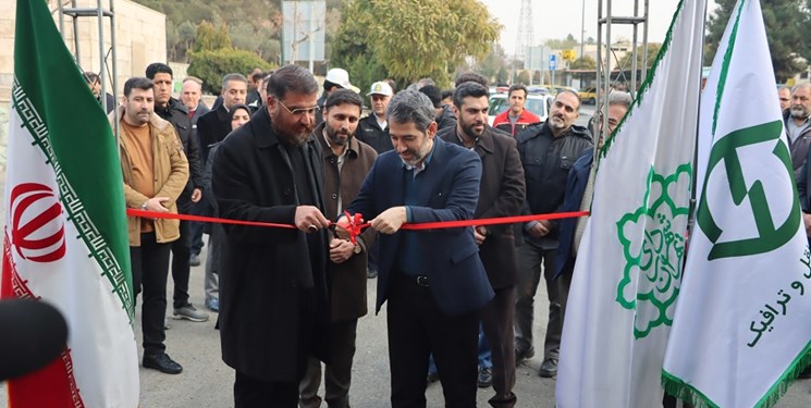 بهره برداری از پروژه مسقف‌سازی پایانه اتوبوسرانی مترو ایران‌خودرو