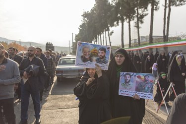 تشییع ۲ شهید گمنام دوران دفاع مقدس در گرگان