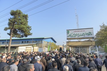 تشییع ۲ شهید گمنام دوران دفاع مقدس در گرگان