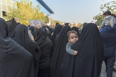 تشییع ۲ شهید گمنام دوران دفاع مقدس در گرگان