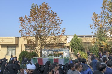 تشییع ۲ شهید گمنام دوران دفاع مقدس در گرگان