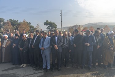 تشییع ۲ شهید گمنام دوران دفاع مقدس در گرگان