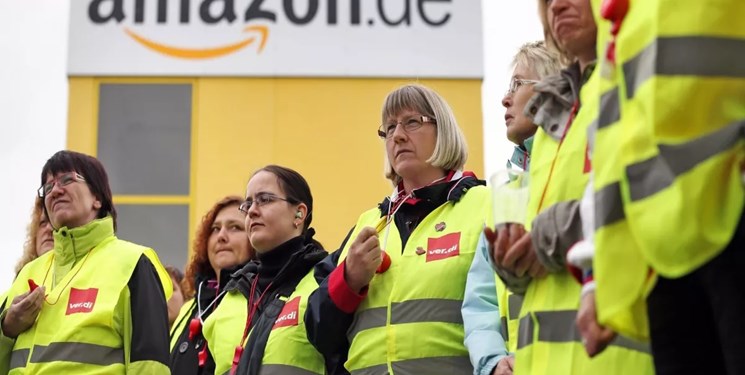 فراخوان اتحادیه آلمانی برای اعتصاب کارگران شرکت «آمازون»