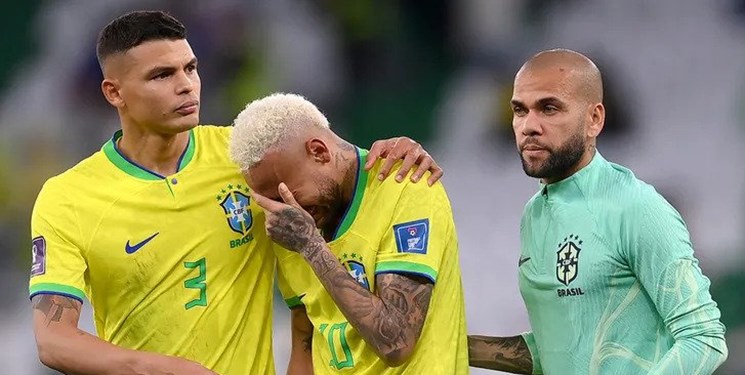 شکست برزیل در شب مصدومیت نیمار+عکس