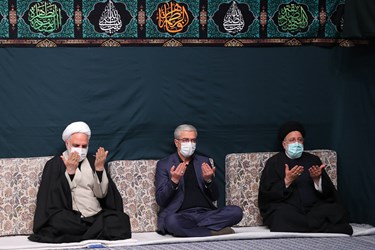 اولین شب مراسم عزاداری حضرت زهرا (س) در حسینیه امام خمینی
