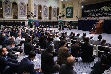 اولین شب مراسم عزاداری حضرت زهرا (س) در حسینیه امام خمینی