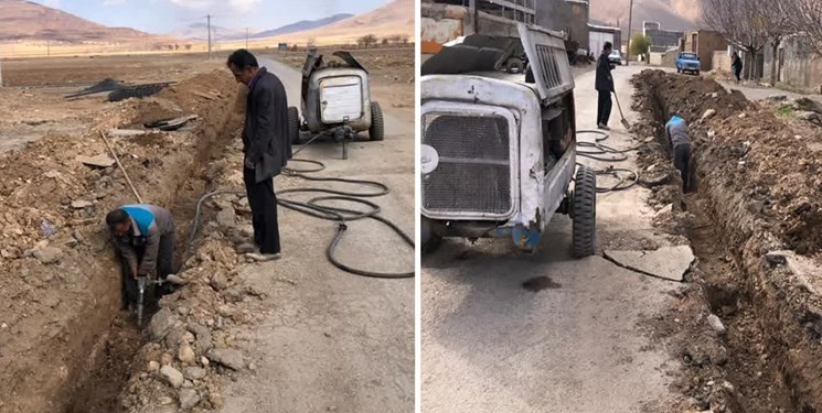 شبکه توزیع آب شرب روستای خرم آباد اراک توسعه و بازسازی شد