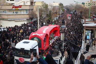 بدرقه مسافران بهشت در شهر شهیدان