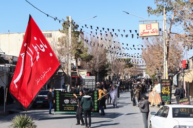 دسته عزای شهادت حضرت زهرا (س) در شهر آباده