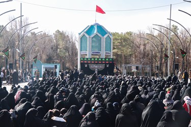 دسته عزای شهادت حضرت زهرا (س) در شهر آباده