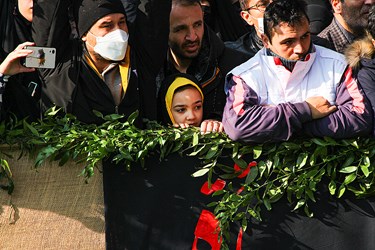 تشییع پیکر مطهر هشت شهید گمنام دفاع مقدس در تبریز